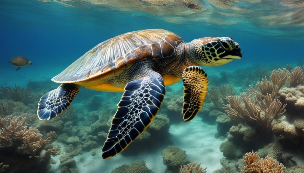 Adaptaciones de las tortugas marinas para la acumulación de oxígeno