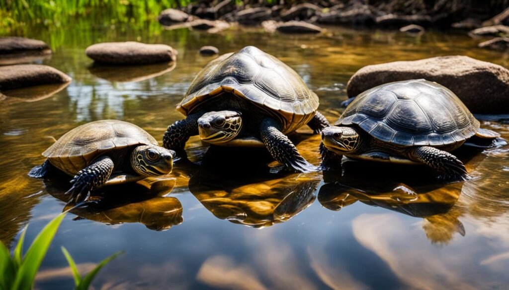 Comportamiento reproductivo de las tortugas de agua dulce