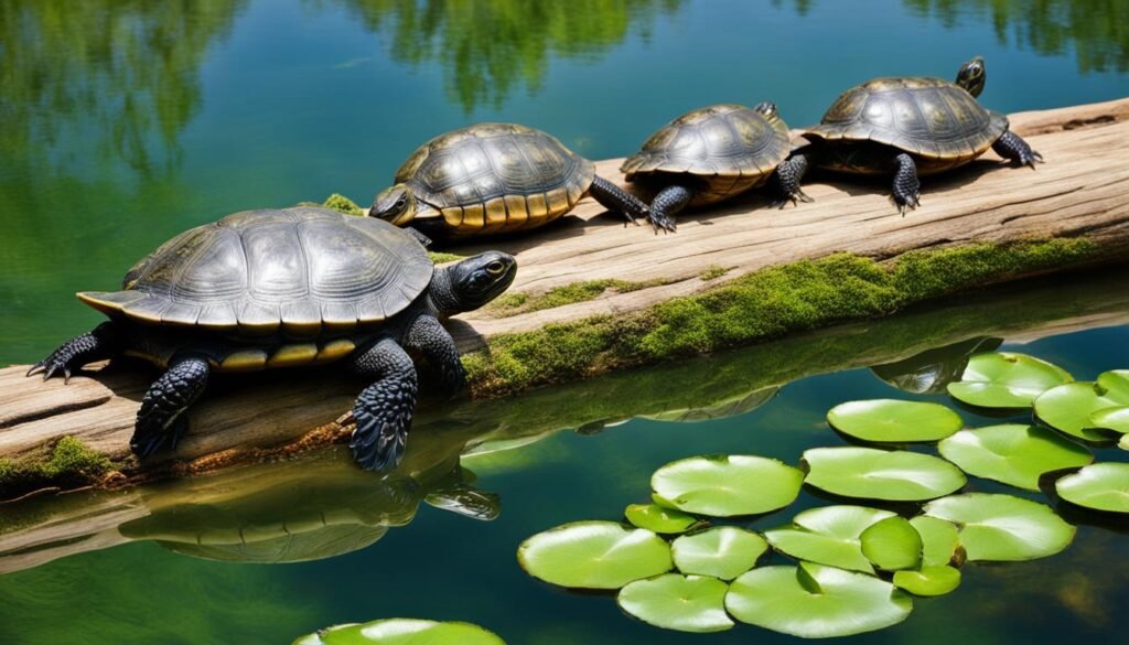 Comportamiento social de las tortugas de agua dulce