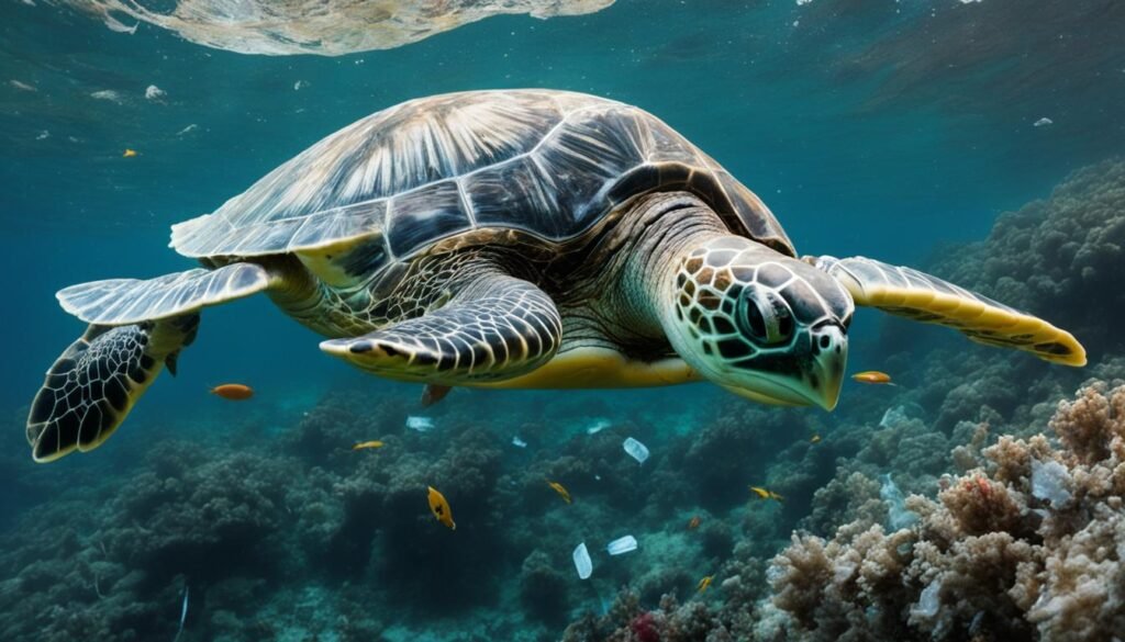 Contaminación y tortugas marinas