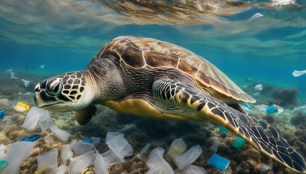 Impacto de los desechos plásticos en tortugas marinas