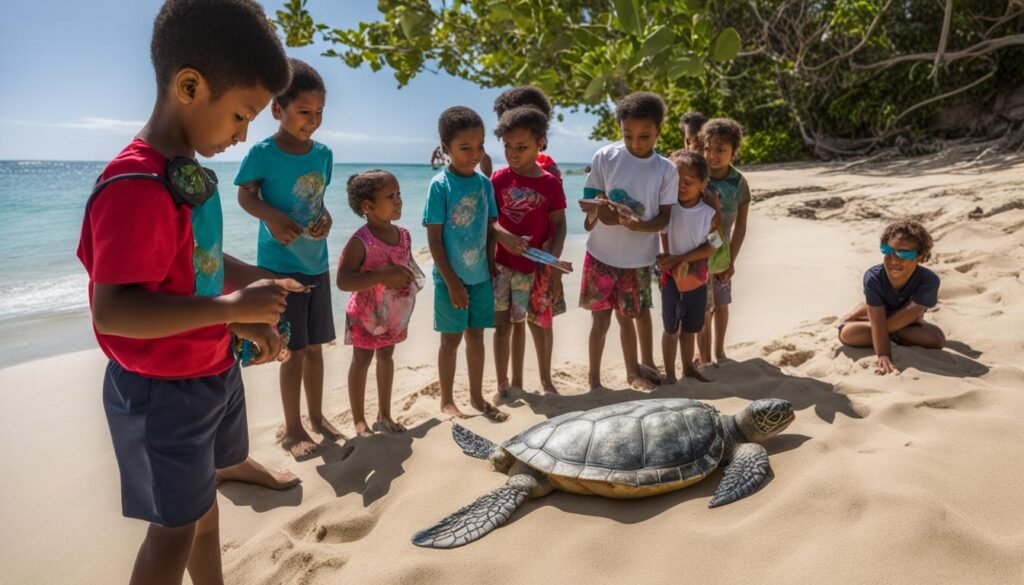 actividades educativas para la conservación de tortugas marinas