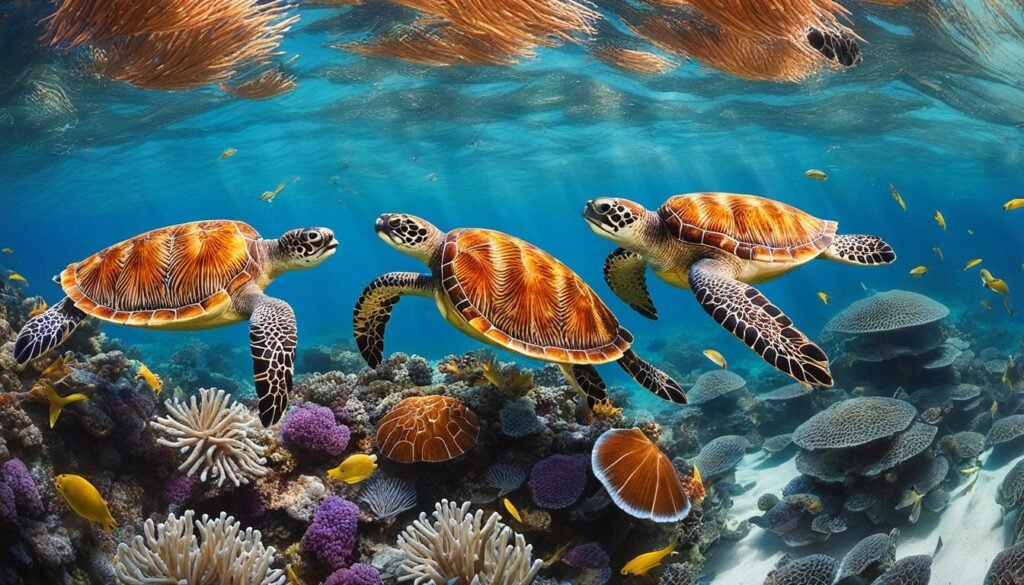 alimentación de tortugas marinas