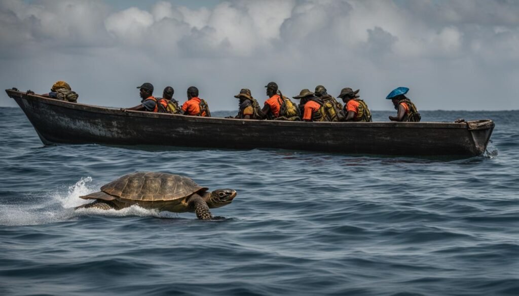 comercio ilegal de tortugas marinas