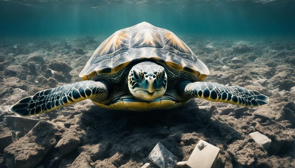 contaminación y tortugas marinas