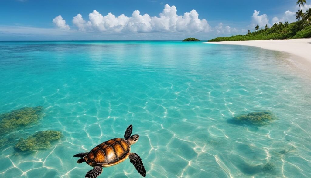 hábitat de tortugas marinas