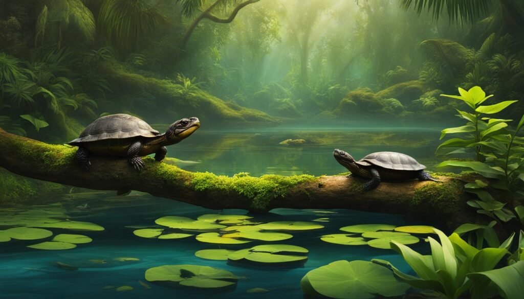hábitat natural de las tortugas