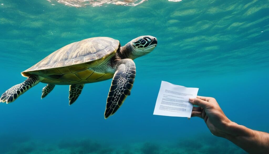 legislación para tortugas marinas