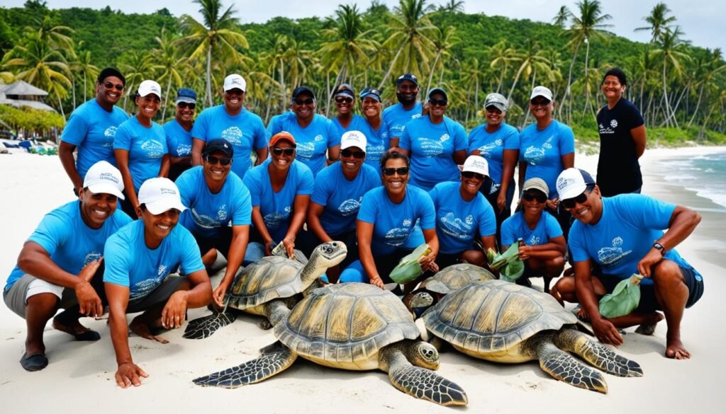 participación comunitaria en la protección de las tortugas marinas