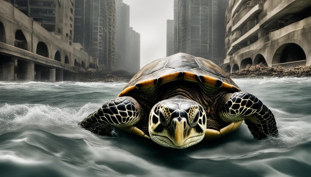 urbanización y tortugas marinas